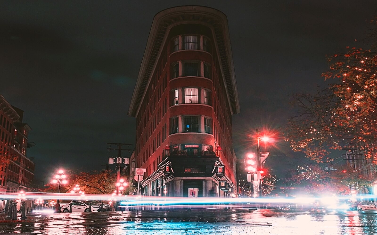 The Flatiron Building in Gastown, Vancouver