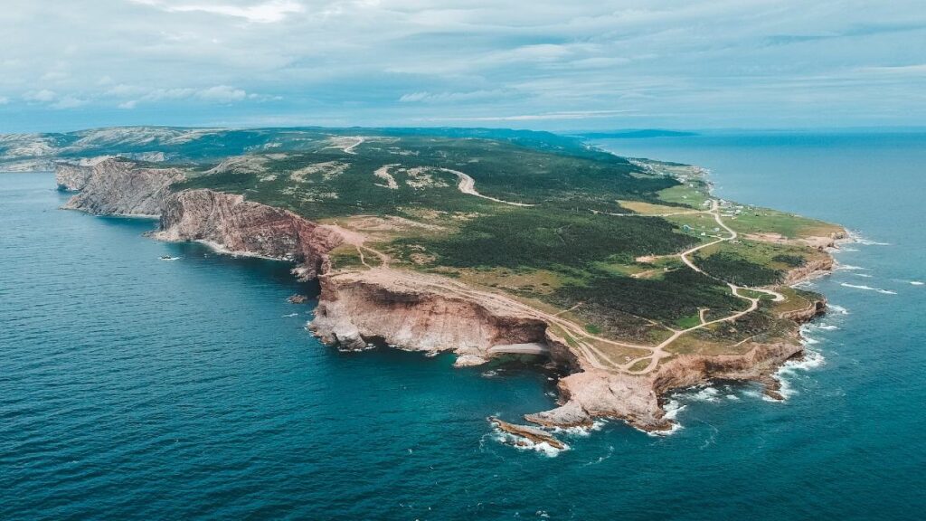 large rocky peninsula off the coast of newfoundland canada