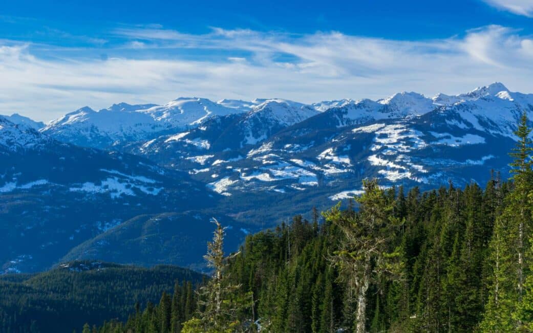 A snapshot of the Garibaldi Highlands for an article on what to see on the Sea to Sky Highway.