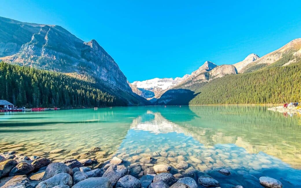 A view of Lake Louise near Banff, Alberta.