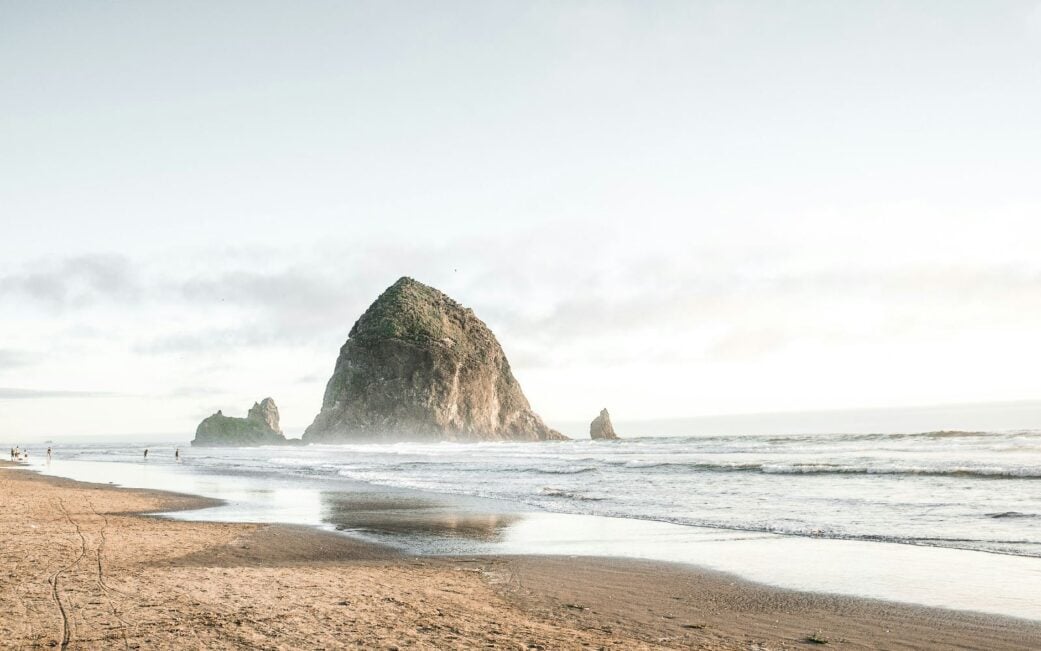Cannon Beach on the Oregon Coast.