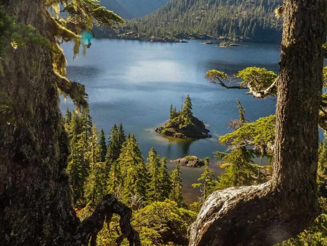 strathcone provincial park at vancouver island